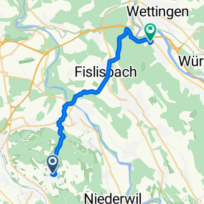 Unterdorfstrasse 1–7, Hägglingen nach Ackerstrasse 18, Neuenhof