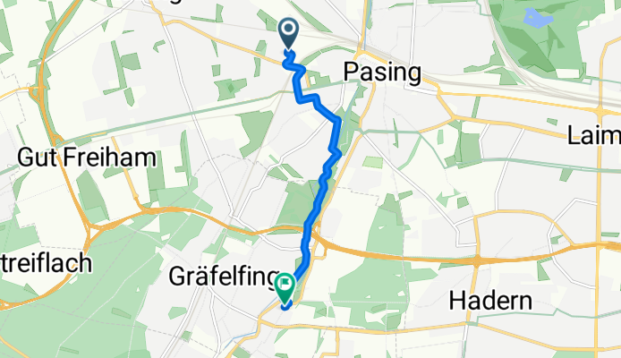 Stockacher Straße 9, München nach Immelmann-Straße 11, Gräfelfing