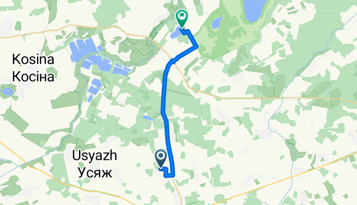 От вуліца Маладзёжная, Куркава до Смолевичский район