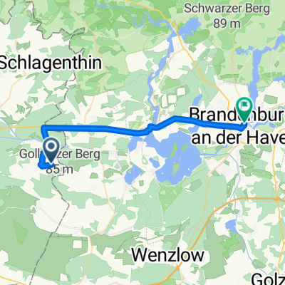 Route nach Altstädtischer Markt 11, Brandenburg an der Havel