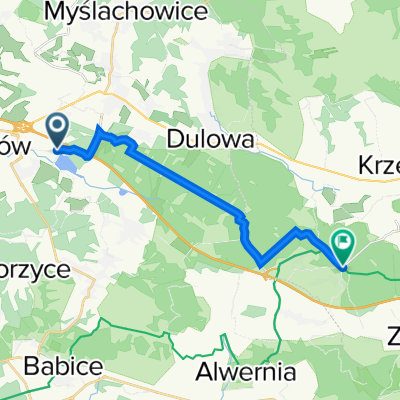 Głowackiego 91, Trzebinia do Rudno