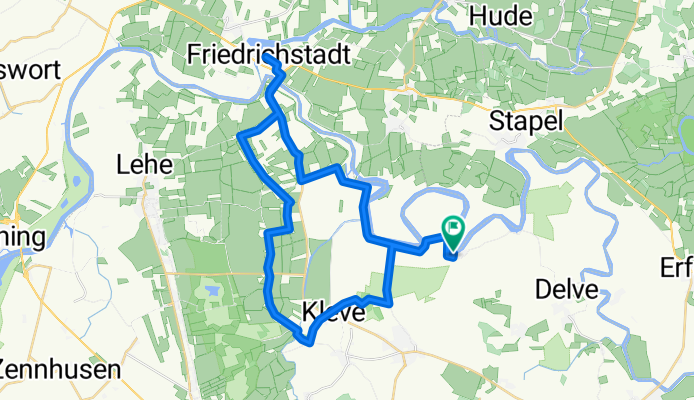 An der Eider 6, Hennstedt nach An der Eider 1, Hennstedt