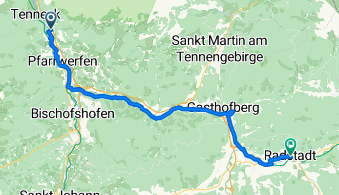 Ennská stezka 🇦🇹 2021 - Den 2. - Werfen - Radstadt