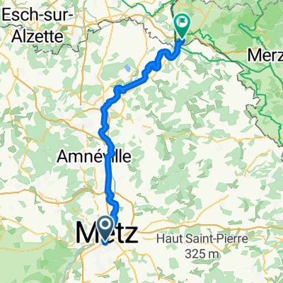 Mosel, 2. Etappe Metz - Perl