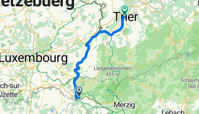 Mosel, 3. Etappe Perl - Trier