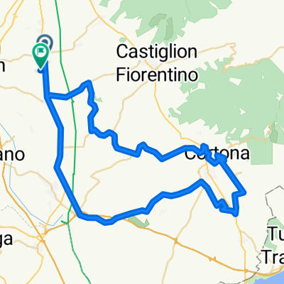Da Via di Montagnano 80 a Via del Tonacato, Monte San Savino