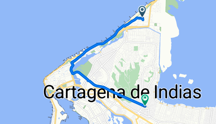 De Carrera 4 66-1, Cartagena a Calle 37 3045, Cartagena