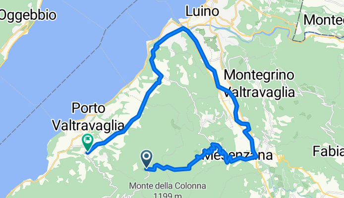 Via San Michele 21, Brissago-valtravaglia nach Via Alla Campagna 1, Castello