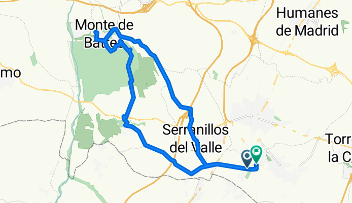 De Camino de Batres, 61, Cubas de la Sagra a Calle de Juan de Austria, 22, Cubas de la Sagra