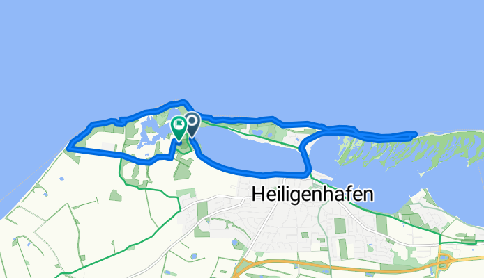 Heiligenhafen Ferienpark - Binnensee - Graswarder - Steinwarder - Steilküste