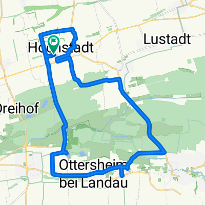 Entspannende Route in
