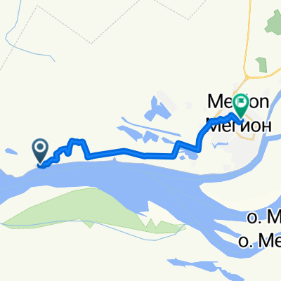 От Unnamed Road, Мегион до Садовая улица 14 корпус 1, Мегион