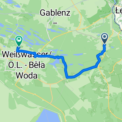 B115 15, Krauschwitz nach Teichstraße 92A, Weißwasser/Oberlausitz