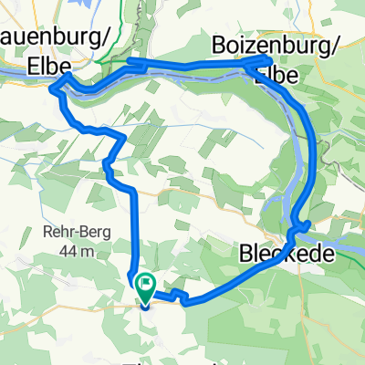 Bleckeder Landstraße 1A, Neetze nach Am Dorfplatz 2, Neetze