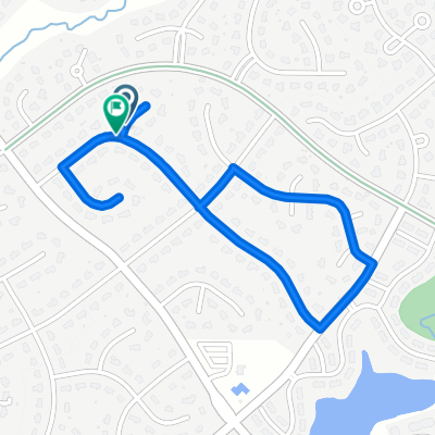Around Home Bike Map