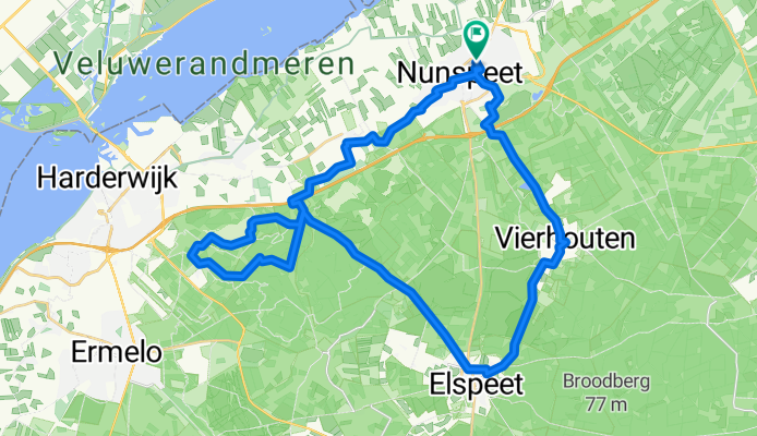 N310 151, Nunspeet naar Laan 82, Nunspeet