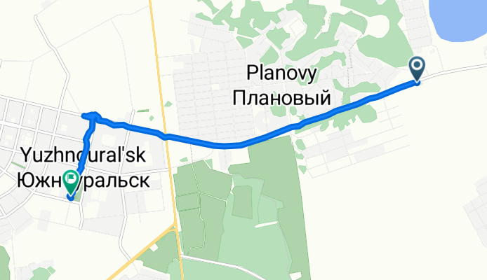 Неторопливый маршрут в Южноуральск