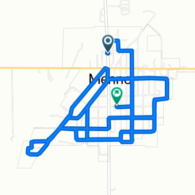 Restful route in Menno