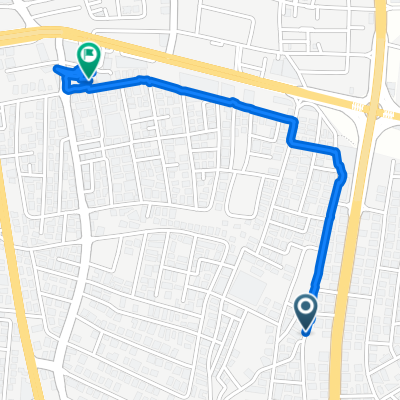 Al-Madina Al-Monawara Street 67, Amman to Nufan As-Saoud Al-Edwan Street 47, Amman