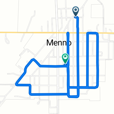 Relaxed route in Menno