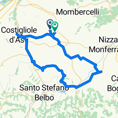 Da Via alle Fontane 135, Agliano Terme a Via Pozzo dell'Olmo 15, Agliano Terme