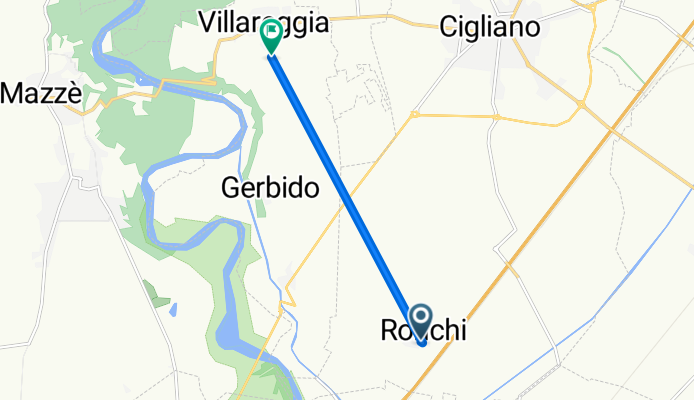 Da Strada Ronchi 41, Ronchi a Via Rondissone, Villareggia