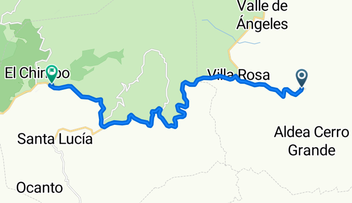 De Honduras a RN-25, El Chimbo