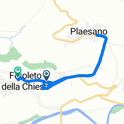 Da Via Roma 86, Feroleto della Chiesa a Via Sandro Pertini 9, Feroleto della Chiesa
