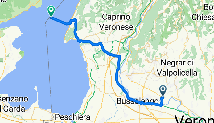 Da Via Nazionale del Brennero 87, Corrubbio a Torri del Benaco