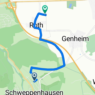 Hardtstraße 14, Schweppenhausen nach Reinacker 1, Roth