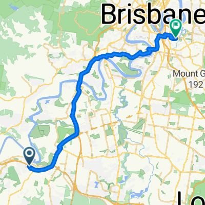 Albert Street 4, Goodna to State Route 41 980, East Brisbane
