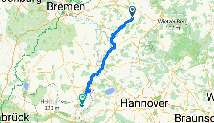 Dohrmanns Horst 47, Visselhövede nach Goethestraße 20, Petershagen