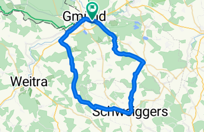 Route in der Bikemap App öffnen