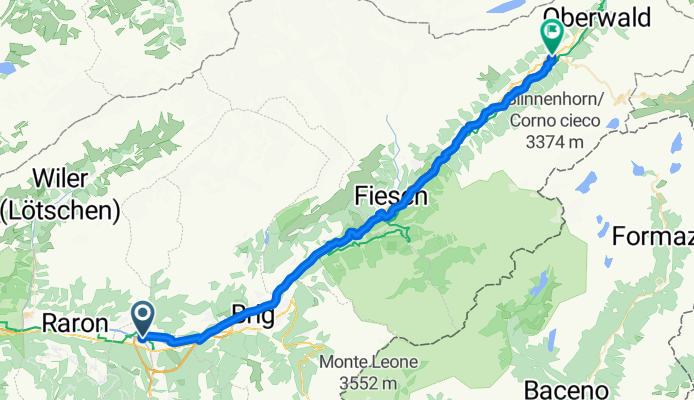 Visp, West nach Furkastrasse 33, Obergoms VS