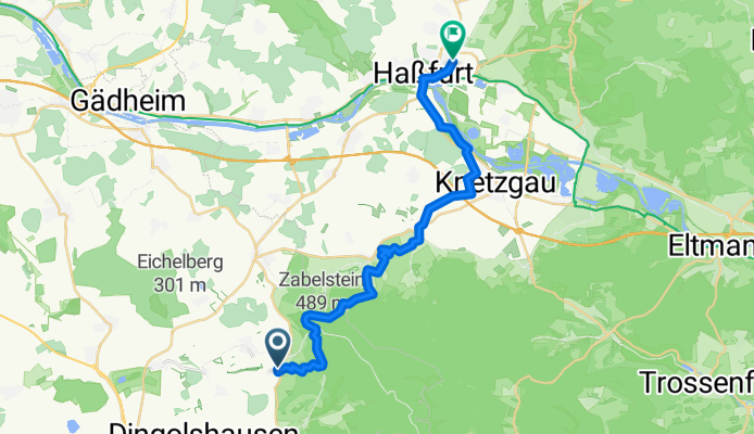 Zabelsteinstraße 22, Michelau im Steigerwald nach Brüder-Becker-Straße 57, Haßfurt