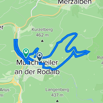 Pirminiusstraße 4, Münchweiler an der Rodalb nach Am Tunnel, Münchweiler an der Rodalb