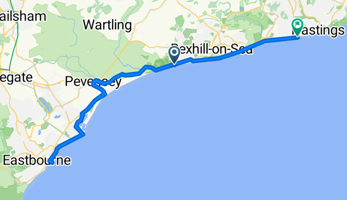 The Sea House, 2 Herbrand Walk, Bexhill-On-Sea to 5–11 Grand Parade, St Leonards-On-Sea