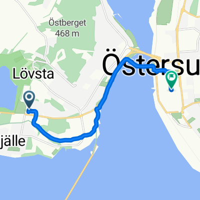 Blomstervägen 46, Frösön to Prästgatan 45, Östersund