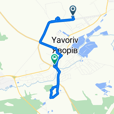 Маршрут в Святоюрская улица, Яворов