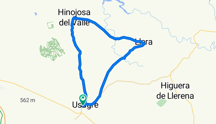 De Calle Pedrera 4, Usagre a Calle Pedrera 4, Usagre