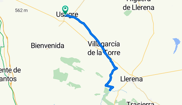 De Calle Pedrera 4, Usagre a Calle Pedrera 4, Usagre