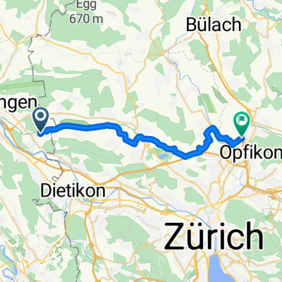 Kempfhofstrasse 1, Würenlos nach Flughofstrasse, Kloten