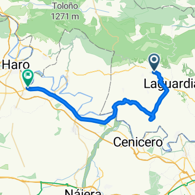 Route from A-124, Laguardia