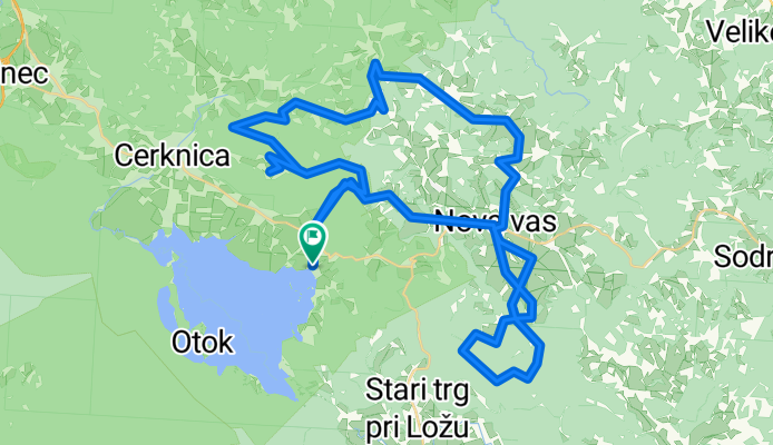 Žerovnica - čez Slivnico na Bloke