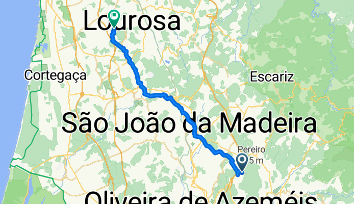 De Rua do Prof José Tavares Dias 7, Pindelo a Rua dos Murtórios 465–469, Santa Maria de Lamas
