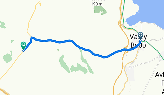 Athinon-Chalkidos, Vathy nach Thivas-Chalkidas, Avlida