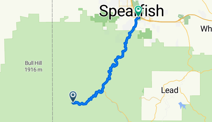 SPEARFISH DOWNHILL RIDE (DAY 1  -  RIDE 1)