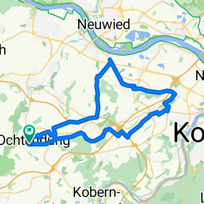 Route von Untere Grabenstraße 13, Ochtendung