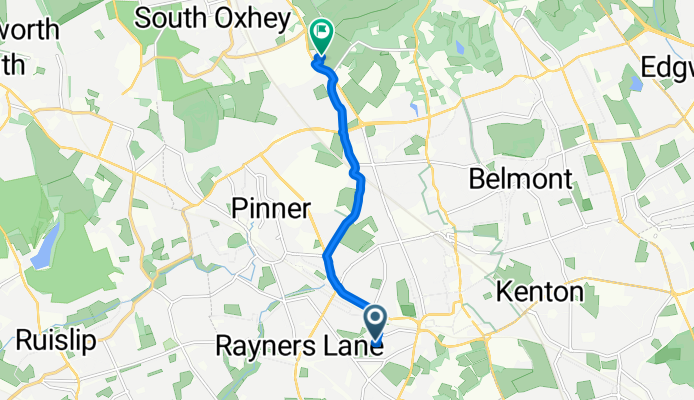 131 Butler Road, Harrow to Grimsdyke Golf Club, Oxhey Lane, Pinner