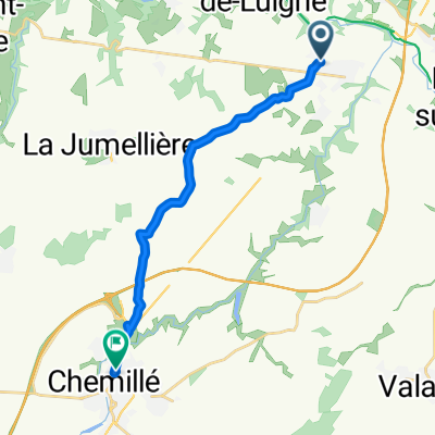 De 11 Rue des Frênes, Saint-Lambert-du-Lattay à 4 Rue du Mail, Chemillé-Melay